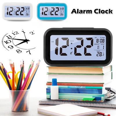 

Digital LCD Snooze Electronic Alarm Clock with LED Backlight Light Control