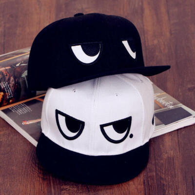 

Unisex Angry Eyes Baseball Hip-Hop Adjustable Cap Peaked Sport Dance Hat