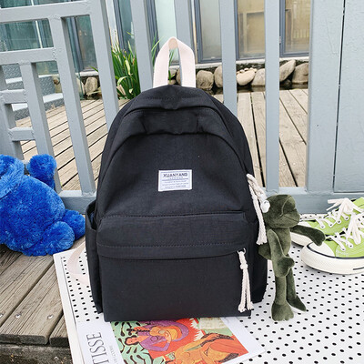 

Japanese Tide brand ancient sense book bag Sen large capacity ins shoulder bag female Korean version of high school male college campus