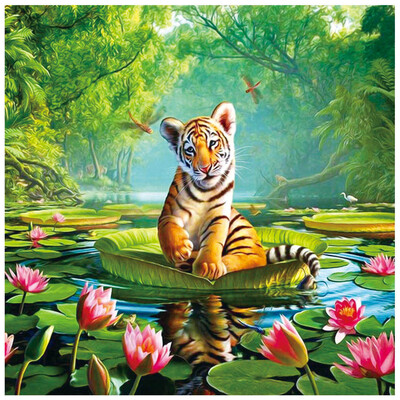 

Toponeto Embroidery Paintings Rhinestone Pasted DIY Diamond Painting Cross Stitch