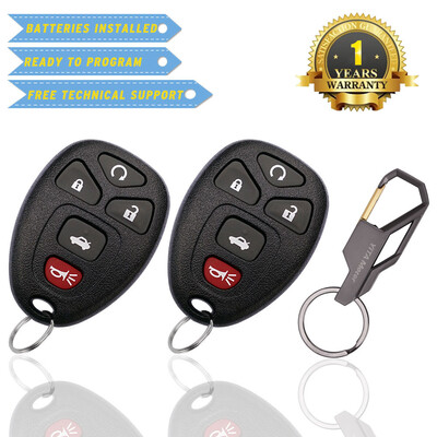 

2 For Pontiac Grand Prix 2005 2006 2007 2008 Keyless Entry Remote Key Fob