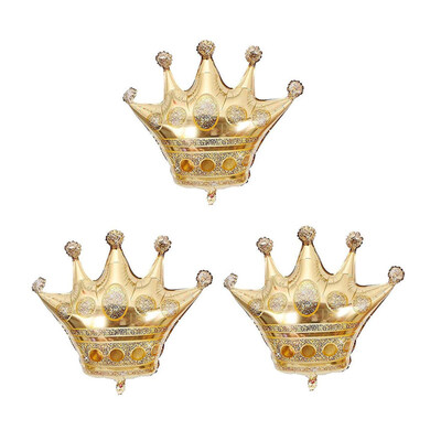 

13Pcs Reusable Crown Aluminum Foil Balloons Birthday Wedding Bar Party Decor