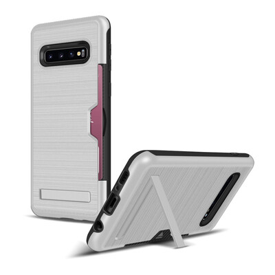 

Hybrid Bumper Case Samsung Galaxy S10 Card Holder TPU Cover Samsung S10 Samsung Galaxy S10 SM-G973FDS SM-G973X Stand Case 61"