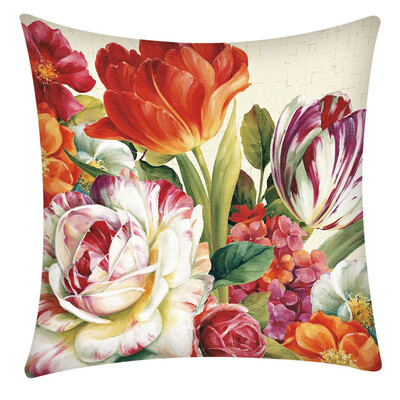 

〖Follure〗Print Pillow Case Polyester Sofa Car Cushion Cover Home Decor 45 X 45cm