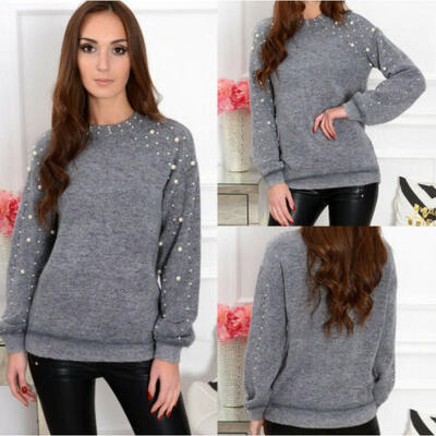 

Women Knitted Oversized Loose Sweater Jumper Ladies Winter Long Pullover Tops UK