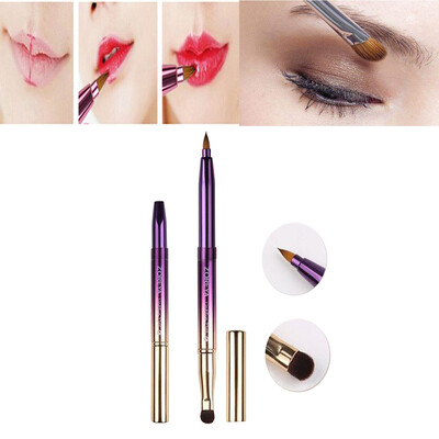 

〖Follure〗Double-headed Portable Retractable Lip Brush Eyeshadow Brush Makeup Tool