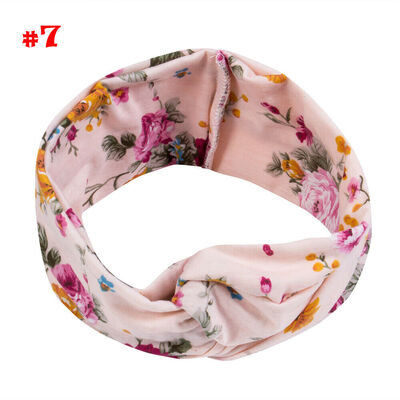 

SUNSIOM Ladies twist knot pattern headband elastic head wrap turban hair band flower Hot