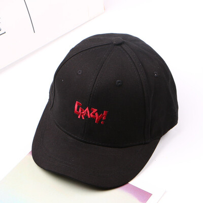 

Creative girl Korean version of the student hat Spring&Autumn street fashion tide letter embroidery hipster baseball cap