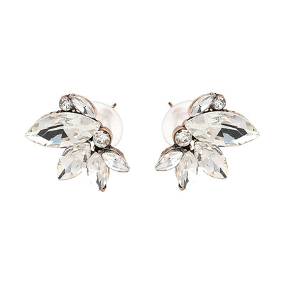 

2019 New Fashion Geometric Crystal Earrings for Women Boho Rhinestone Statement Earring Fashion Jewelry Bijoux