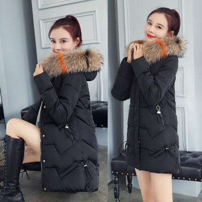 

Roseonmyhand Fashion Women Hooded Solid Winter Windbreaker Long Coat Jacket Overcoat Outwear