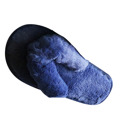 

Rose Creative Women Casual Imitation Fur Plush House Spa Flip Flops Slippers