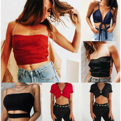 

Sexy Womens Tops Bralette Bustier Crop Top Bandage Bra Push Up Tops Vest Shirt
