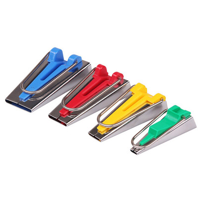 

〖Follure〗Set of 4 Size Fabric Bias Tape Maker Tool Sewing Quilting 6mm 12mm 18mm 25mm Set