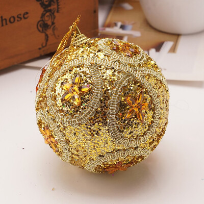 

Siaonvr Christmas Rhinestone Glitter Baubles Ball Xmas Tree Ornament Decoration 8CM