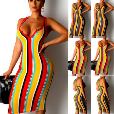 

Womens Bandage V Neck Bodycon Slim Evening Party Cocktail Club Short Mini Dress