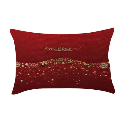 

Tailored Christmas Sofa Bed Home Decoration Festival Pillow Case Cushion Cover20x12inch