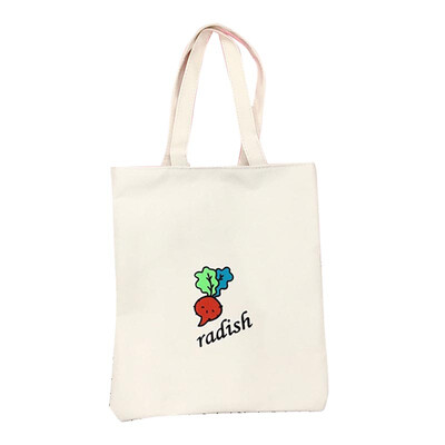 

Female Shopping Canvas Totes Women Casual Large Capacity Totes Durable Cartoon Print Bag Daily Use Eco Female Bags