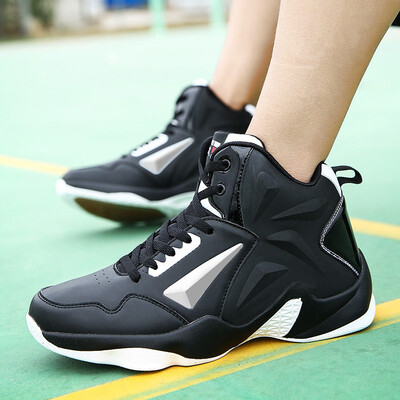 

Basketball shoes mens high boots shock absorption wear-resistant shoes breathable sports shoes
