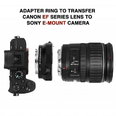 

ALTSON CEF-SE Lens Mount Adapter Ring High Speed Auto Focus Built-in IS Stabilization Anti-Shake USB Upgraded for Canon EFEF- Le