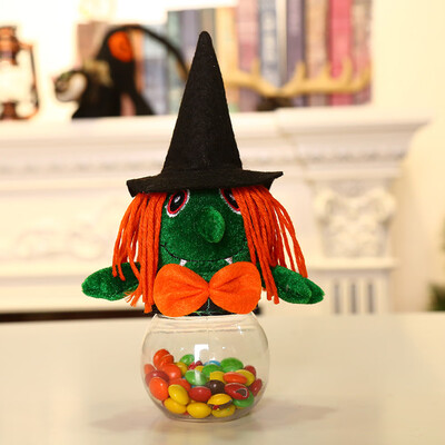 

Toponeto Pumpkin Ghost Shape Candy Box Funny Halloween Box Candy Jar Candy Transparent