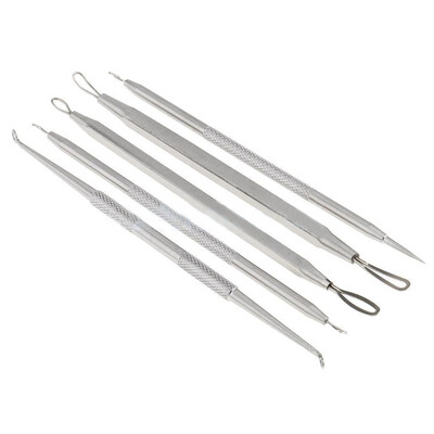 

TODO Acne Needle Five Blackhead Facial Spot Pimples Comedone Acne Removing Kit