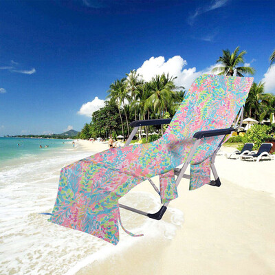 

Gobestart Chair Beach Towel Beach Chair Cover Towel Cover For Pool Sun Lounger 295x846
