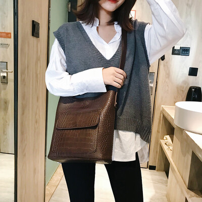 

Tailored Women New Fashion Alligator Pattern Bag Messenger Crossbody Shoulder Bag