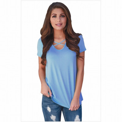 

Casual Short Sleeve Back Print Straight Top T-Shirt