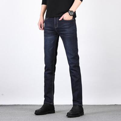 

Wholesale spring hot fashion casual business jeans mens trend trousers stretch straight pants 008 WXN 40