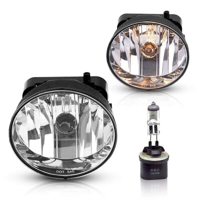 

Fog Lights For GMC Envoy 2002 2003 2004 2005 2006 2007 2008 2009 OE Style Clear Lens w 880 12V 27W Bulbs