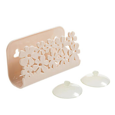 

Kitchen Sink Suction Sponge Brush Storage Holder Drainer Bathroom Organizer Rack