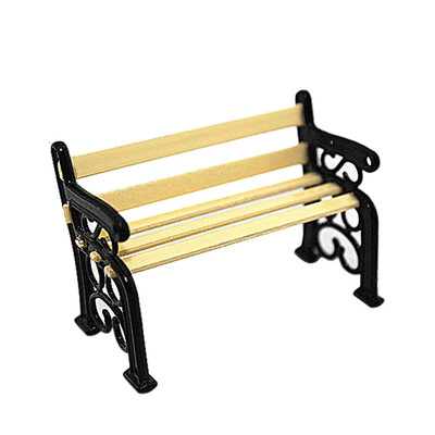 

Tailored 112 Scale Miniature Dollhouse Accessories Decoration Mini Park Chair Kids Toy