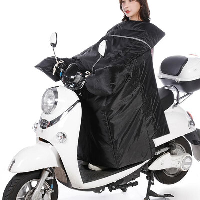 

Electric Motorcycle Windshield Winter Plus Velvet Thickening Universal Large Wing Scooter Warmer Increase Battery Car Tram Windpr