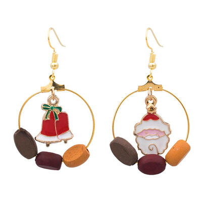 

Fashion Women Geometric Circle Dangle Hook Christmas Drop Earrings Jewelry