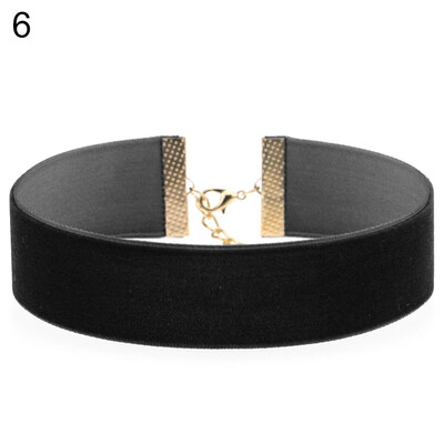

Fashion Wide Soft Velvet Choker Lady Party Nightclub Necklace Gothic Jewelry