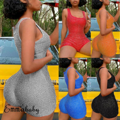 

Women Sexy Boho Playsuit Jumpsuit Romper Summer Beach Ladies Casual Shorts Hot