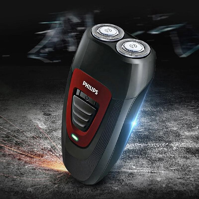 

Philips PQ182 Electric Shaver Close-Cut Shaving Razor Beard Trimmers 2 Floating Heads Rechargeable Facial Contour Travel Carry