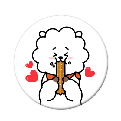 

KPOP BTS Bangtan Boys Same Style Badge Cute Cartoon Image Brooch Bag Pendant Boys Girls Accessories Hot Gift for Fans