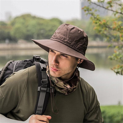 

Bucket Hat Boonie Hunting Fishing Outdoor Cap Wide Brim Military Unisex Sun Hats