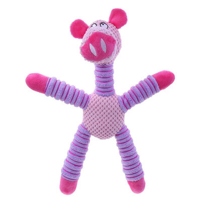 

Cute Dog Puppy Anti Bite Squeaker Toy Cartoon Animal Pet Chew Sound Toys