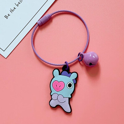 

CAR-TOBBY Kpop BTS Keychain TATA KOYA Pendant Keyring Key Chain Bag Hangin Tracked