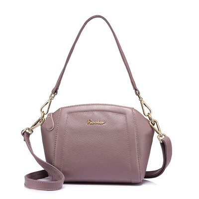 

REALER brand women handbag genuine leather bag female small shoulder messenger bags fashion crossbody bag PurpleGrayRedBlack