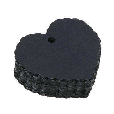 

100pcs Heart-shaped Blank Gifts Label Kraft Cards Wedding DIY Hanging Tag