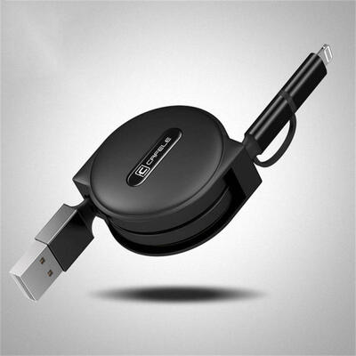 

Durable 15m Lighting Cable Micro USB Cable Retractable Fast Charging Data Cable-15m