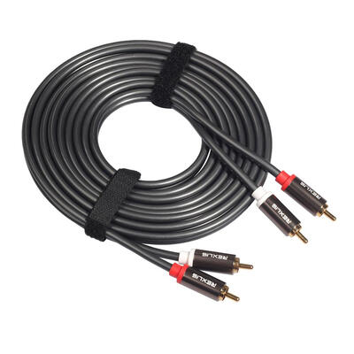 

2RCA to 2 RCA Male to Male Gold-Plated Audio Cable for Home Theater DVD TV