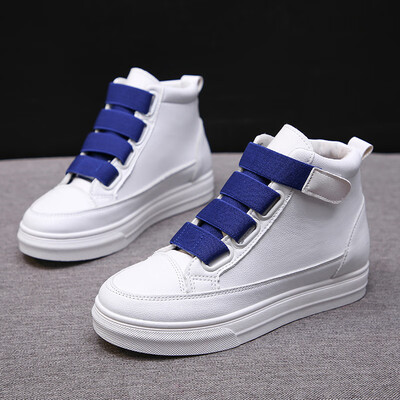 

Ins Gaobang small white tide shoes female 2019 autumn new autumn shoes wild thick bottom increased hip hop high shoes summer