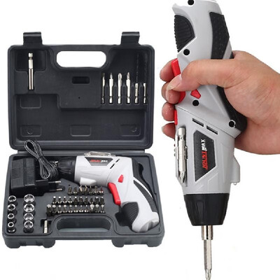 

48V Multifunctional Cordless Rechargeable Screwdriver with Rotatable Handle&LED Light Electric Hand Drill&Precision Screw