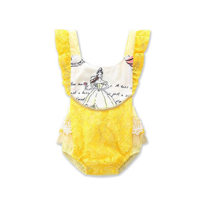 

Cute Newborn Baby Girls Beauty&the Beast Romper Bodysuit Jumpsuit Outfts Set