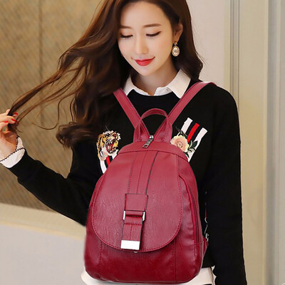 

Tailored Backpack Bag Multi-purpose Dual-use Chest Bag Soft Leather Mother Bag BK