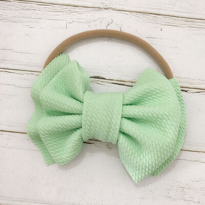 

Baby Girls Kids Toddler Bow Knot Hairband Headband Stretch Turban Head Wrap Nice